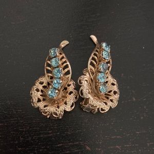 Vintage clip on earrings